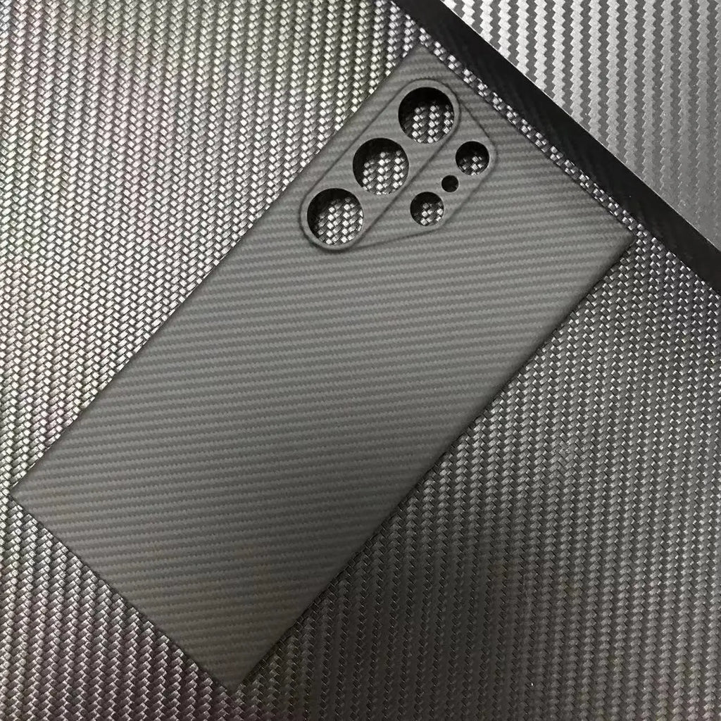 New Genuine Carbon Aramid Fiber Case for Samsung Galaxy S24 Ultra Anti-fall Carbon Fiber Lens Protection Phone Accessory