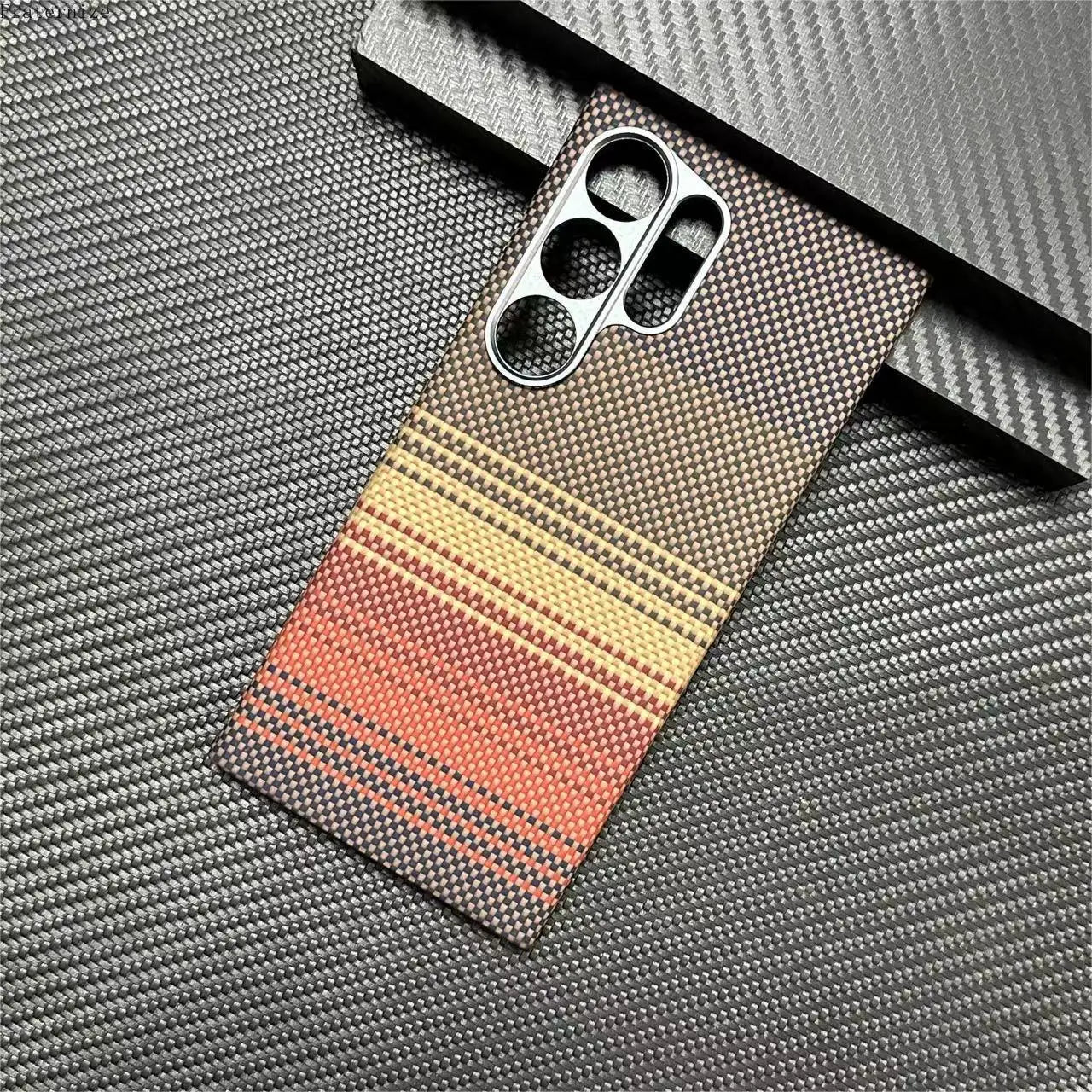 New Genuine Carbon Aramid Fiber Case for Samsung Galaxy S24 Ultra Anti-fall Carbon Fiber Lens Protection Phone Accessory