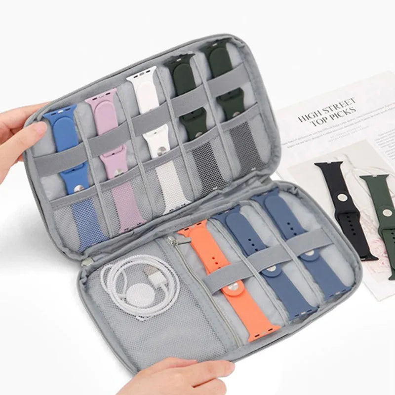 Watchband Bag For Apple Watch Strap Box Case Travel Smart Watch Wriststrap Storage Bag Box Watches /jewelry Organizer Holder
