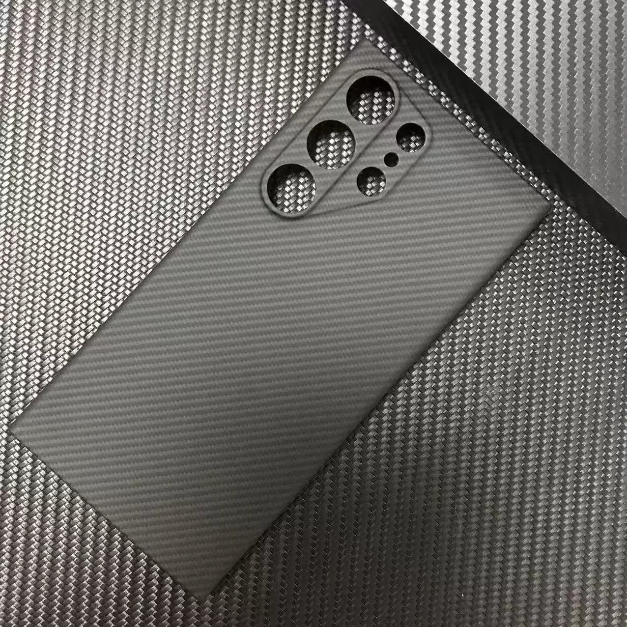 New Genuine Carbon Aramid Fiber Case for Samsung Galaxy S24 Ultra Anti-fall Carbon Fiber Lens Protection Phone Accessory
