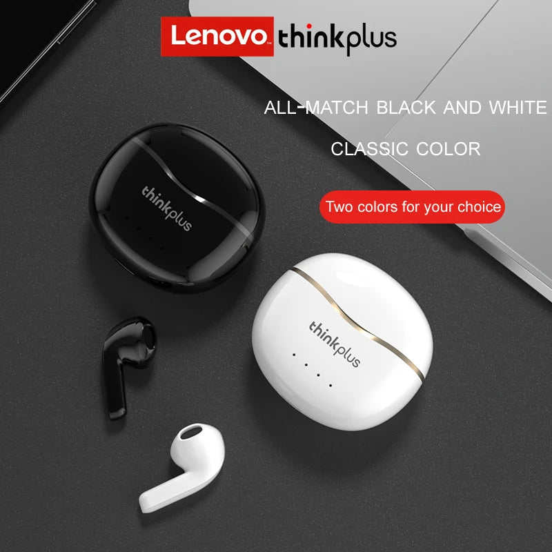 Choice Lenovo X16 TWS Wireless Bluetooth Earphones HD Call Gaming Low Latency Earbuds Waterproof Sports Headset with Mic Pro 6