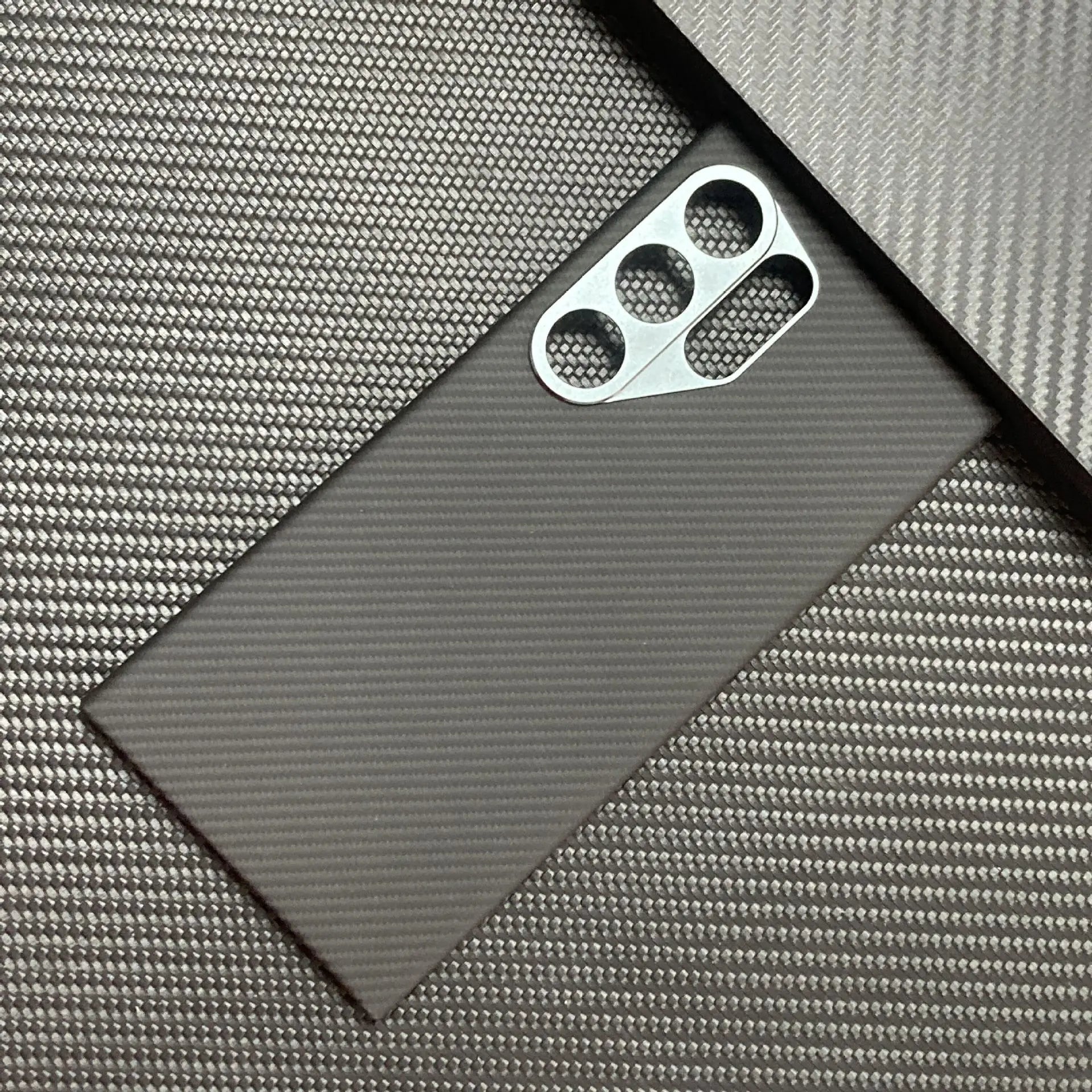 New Genuine Carbon Aramid Fiber Case for Samsung Galaxy S24 Ultra Anti-fall Carbon Fiber Lens Protection Phone Accessory