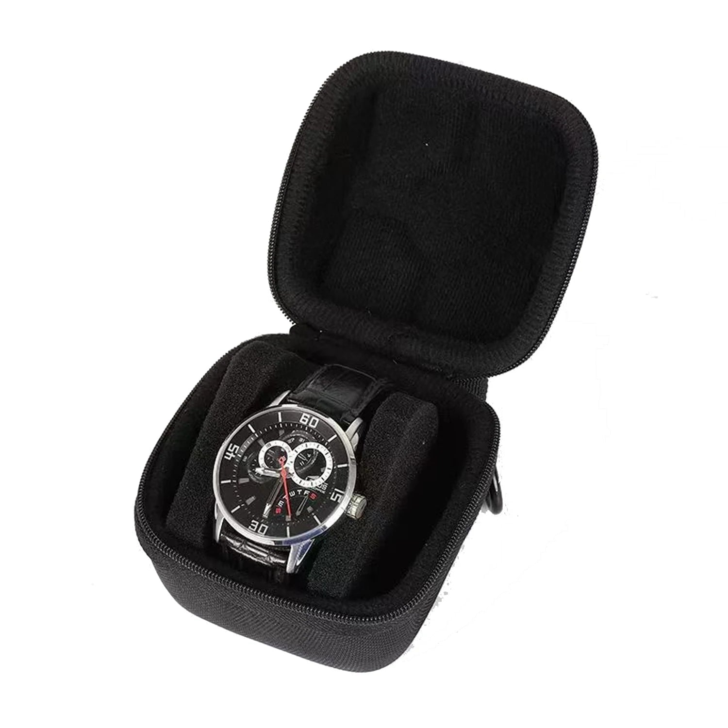 Watch Box Organizer For Men or Women，Watch Travel Case Portable Storage Watch Display Holder for Wristwatches and Smart Watches