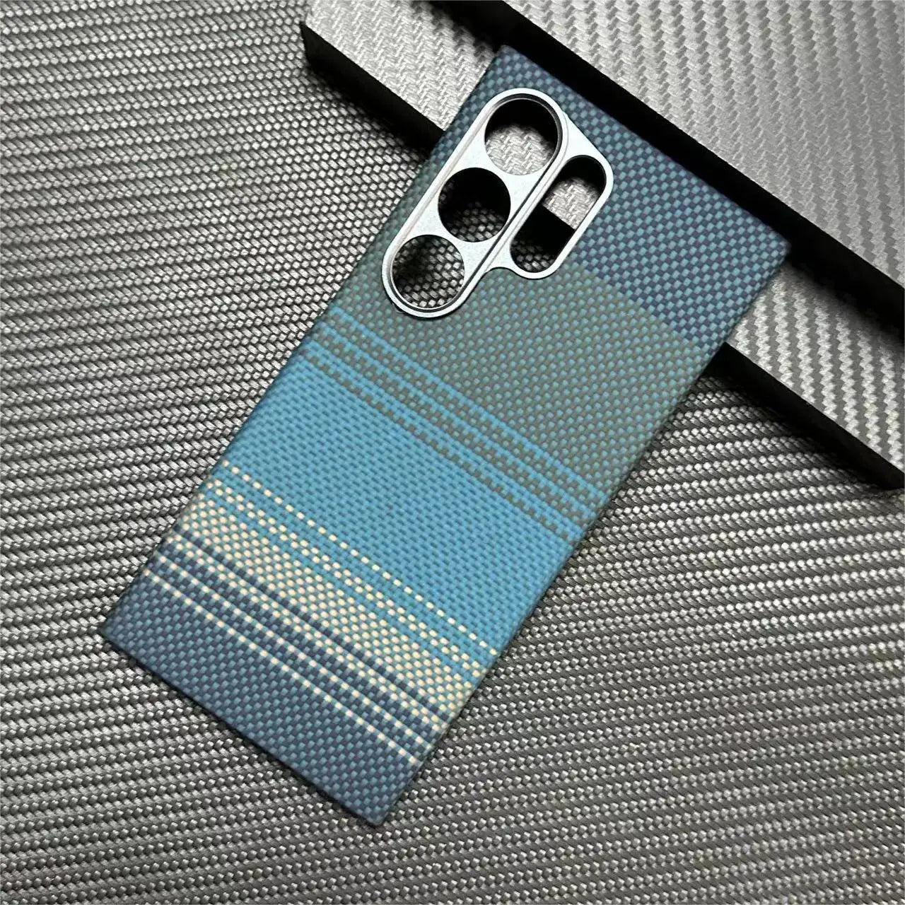 New Genuine Carbon Aramid Fiber Case for Samsung Galaxy S24 Ultra Anti-fall Carbon Fiber Lens Protection Phone Accessory