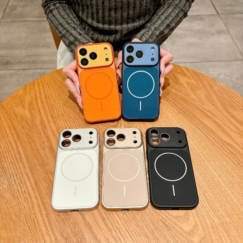 Frosted Silicone For Magsafe Phone Case For iPhone 17 15 13 14 16 Pro Max Wireless Charge Cover For iPhone 17 Air Accessories