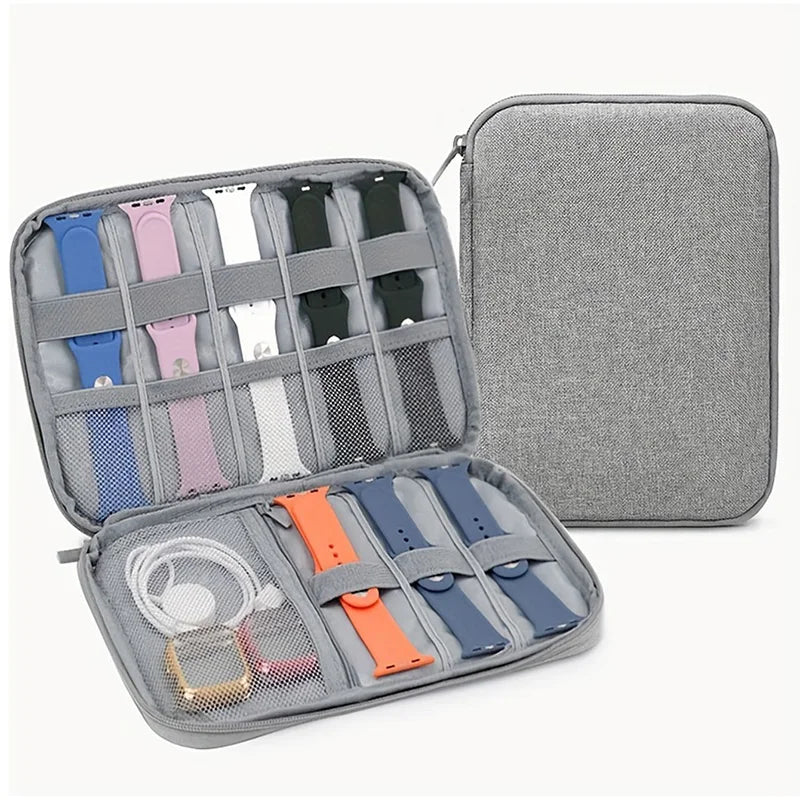 Watchband Bag For Apple Watch Strap Box Case Travel Smart Watch Wriststrap Storage Bag Box Watches /jewelry Organizer Holder