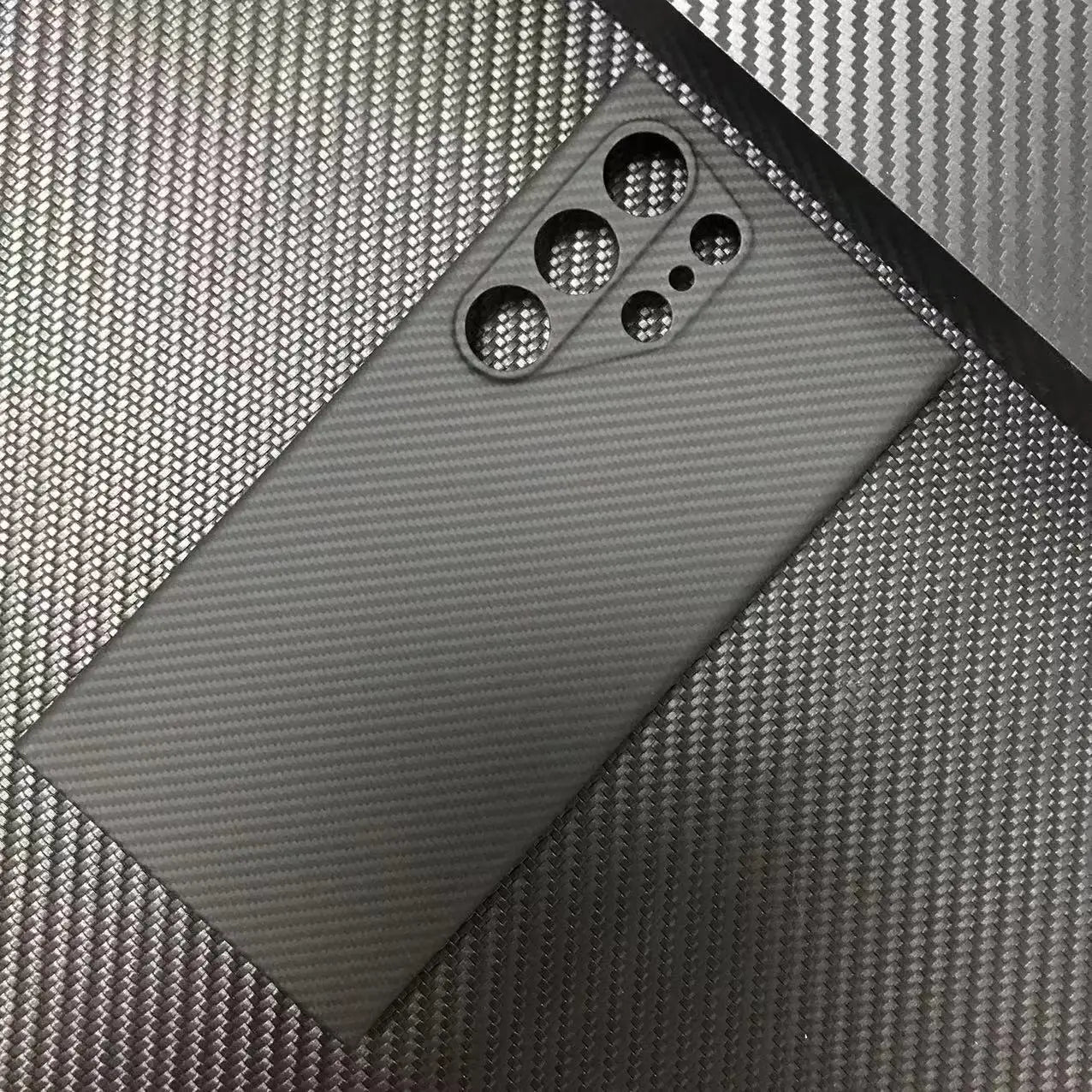 New Genuine Carbon Aramid Fiber Case for Samsung Galaxy S24 Ultra Anti-fall Carbon Fiber Lens Protection Phone Accessory